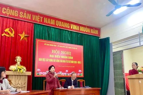 Xã Nội Bài tổ chức thành công Hội nghị Đại biểu Nhân dân tại 32/32 thôn, khu, tổ dân cư