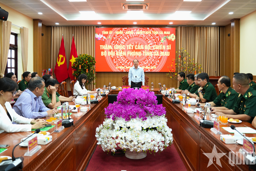 Cà Mau: Thăm, chúc Tết lực lượng vũ trang trên địa bàn tỉnh