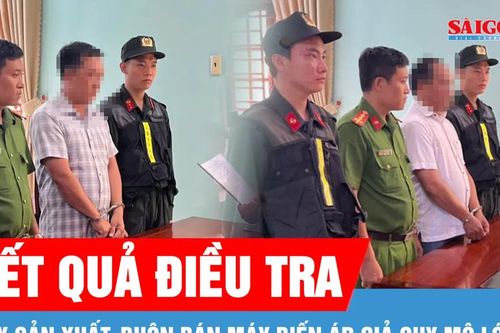 Triệt phá đường dây sản xuất, buôn bán máy biến áp giả quy mô lớn ở An Giang