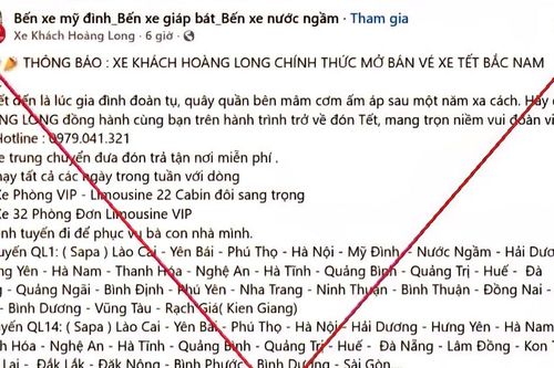 Giả mạo nhiều nhà xe, nhóm đối tượng chiếm đoạt hàng trăm triệu đồng từ tiền cọc vé
