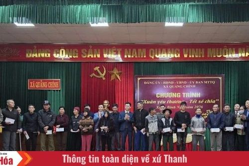 Hội Doanh nghiệp xã Quảng Chính chung tay chăm lo Tết cho người nghèo