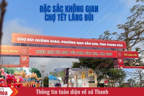 Đặc sắc không gian chợ Tết làng Bùi