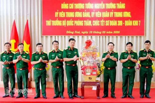 Thượng tướng Nguyễn Trường Thắng thăm, chúc Tết tại Đồng Nai
