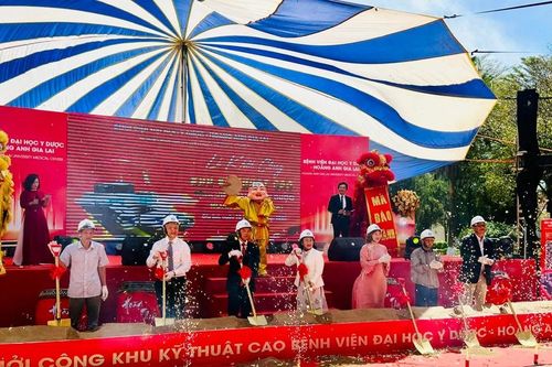 Bệnh viện Đại học Y dược - Hoàng Anh Gia Lai khởi công Giai đoạn 2- Công trình Khu kỹ thuật cao