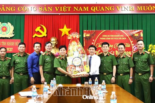 Phó Chủ tịch Thường trực HĐND tỉnh Khánh Hòa Lữ Thanh Hải thăm, chúc Tết các đơn vị trực chiến