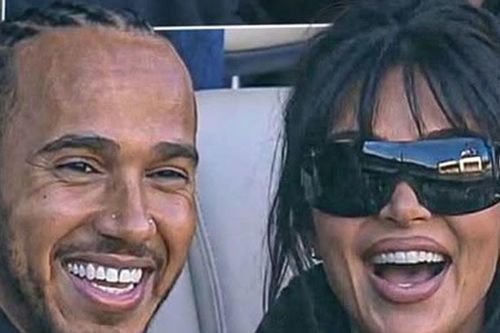 Lewis Hamilton công khai xuất hiện cùng Kim Kardashian tại Super Bowl LIX