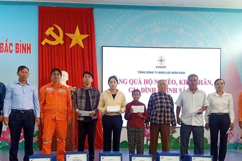 Điện lực Lâm Đồng trao 120 phần quà nhân dịp Xuân Bính Ngọ 2026