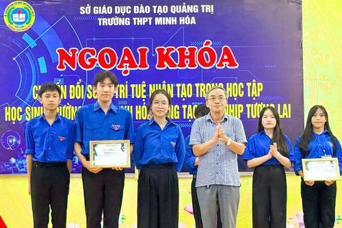 Trường THPT Minh Hóa: Học Bác từ những việc làm thiết thực