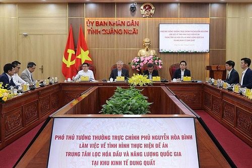 Trung tâm lọc hóa dầu và năng lượng quốc gia là cơ hội lớn để Quảng Ngãi bứt phá