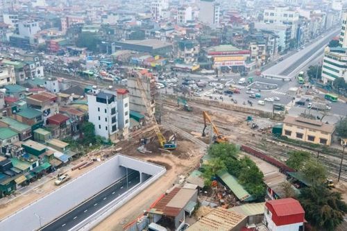 Tổ chức giao thông tạm hầm chui Kim Đồng - Giải Phóng