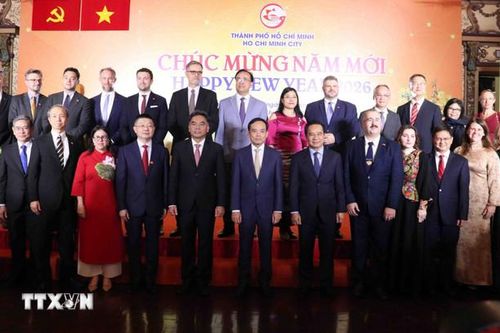 Lãnh đạo TPHCM gặp gỡ cơ quan đại diện nước ngoài nhân dịp Tết Bính Ngọ 2026