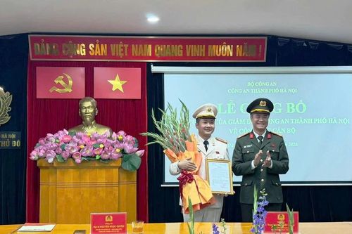 Bổ nhiệm Trung tá Chu Quốc Dũng giữ chức vụ Trưởng Ban Biên tập An ninh Thủ đô