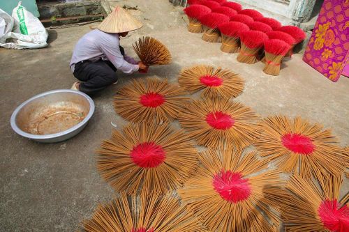 Mùa hương Tết ở Quán Hương