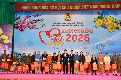 Lan tỏa yêu thương tại chương trình 'Tết Sum vầy - Xuân ơn Đảng năm 2026'