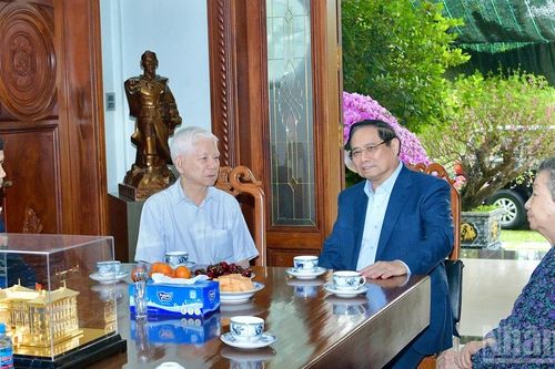Thủ tướng Phạm Minh Chính thăm, chúc Tết nguyên lãnh đạo Đảng, Nhà nước; dâng hương các bậc Lãnh đạo tiền bối