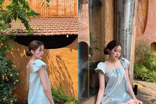 'Baby Boo' Tăng Mỹ Hàn hóa nàng thơ mùa xuân, dịu dàng đón Tết sớm