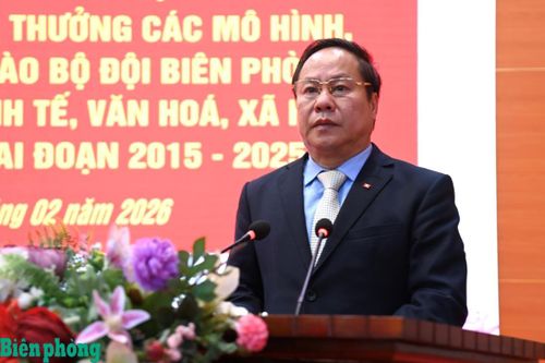 Tổng kết, tôn vinh, khen thưởng các mô hình, chương trình, phong trào Bộ đội Biên phòng tham gia phát triển kinh tế, văn hóa, xã hội ở khu vực biên giới