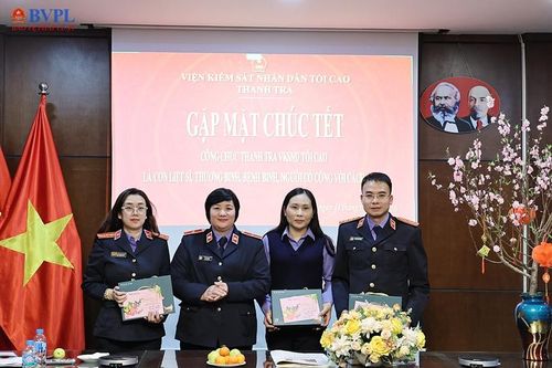 Thanh tra VKSND tối cao gặp mặt chúc Tết công chức là con liệt sĩ, thương binh, bệnh binh, người có công với cách mạng
