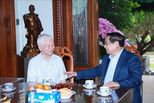 Thủ tướng Phạm Minh Chính thăm, chúc Tết nguyên lãnh đạo Đảng, Nhà nước