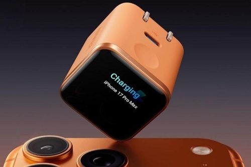 Anker trình làng sạc Nano 45W màu Cam: Tích hợp màn hình thông minh và chân gập linh hoạt