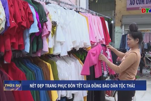 Nét đẹp trang phục đón Tết của đồng bào dân tộc Thái