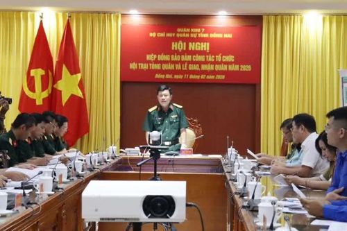 Ban Chỉ huy Phòng thủ khu vực 1 - Long Thành được chọn làm điểm lễ giao, nhận quân năm 2026