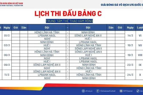 Gia Lai có 2 đội bóng tham dự Giải bóng đá vô địch U15 quốc gia 2026