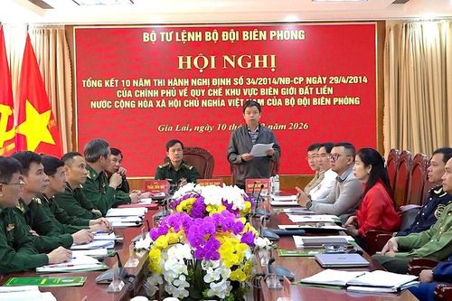 Bộ Tư lệnh BĐBP tổng kết 10 năm thi hành Nghị định 34