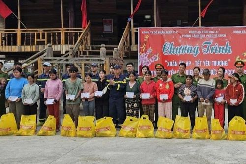 Gia Lai: Các đơn vị tặng quà Tết và bàn giao nhà tình nghĩa cho người dân khó khăn