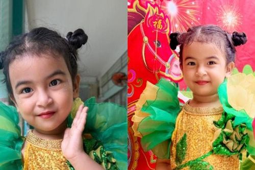 Con gái Võ Hạ Trâm tỏa sáng khi diễn văn nghệ: Bé Moon ngày càng giống mẹ