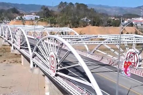 Quảng Ngãi: Cầu 86 tỷ đồng bắc qua sông Pô Kô thông xe, phục vụ người dân đi lại dịp Tết