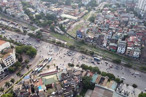 Hà Nội: Phân luồng giao thông tạm thời tại nút Giải Phóng - Kim Đồng
