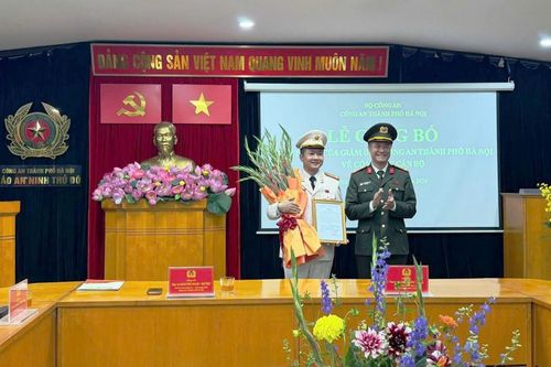 Bổ nhiệm Trung tá Chu Quốc Dũng giữ chức Trưởng Ban Biên tập An ninh Thủ đô
