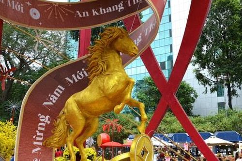 Rộn ràng Tết ở Nhà văn hóa Thanh niên TP Hồ Chí Minh