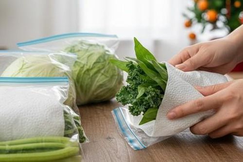 Cách bảo quản rau xanh không bị héo, nẫu trong ngày Tết