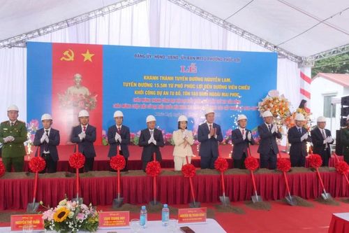Phường Phúc Lợi đồng loạt khánh thành, khởi công công trình hạ tầng, tạo đà phát triển đầu Xuân 2026