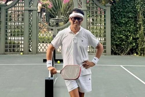 Thái Công xây sân pickleball trong biệt thự triệu đô