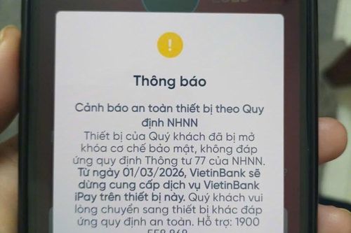 Lưu ý quan trọng nếu không sẽ bị chặn giao dịch app ngân hàng từ 1/3