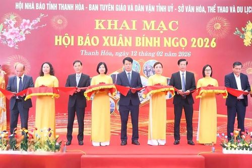 Hơn 350 ấn phẩm hội tụ tại Hội Báo Xuân Bính Ngọ 2026 ở Thanh Hóa