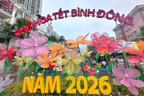 Khai mạc chợ hoa Tết Bình Đông-Xuân Bính Ngọ năm 2026