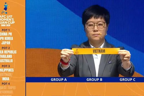 U17 nữ Việt Nam chung bảng chủ nhà Trung Quốc tại Giải châu Á 2026
