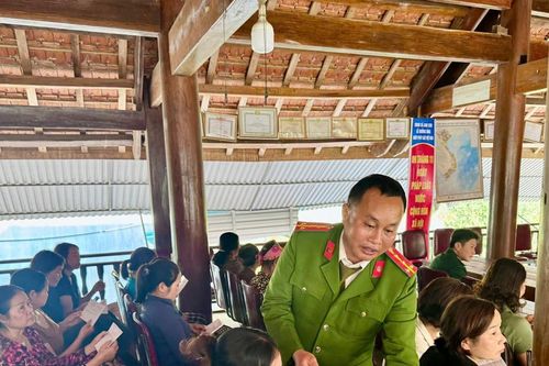 Người dân góp ý thẳng, công an xã xử lý ngay từ cơ sở