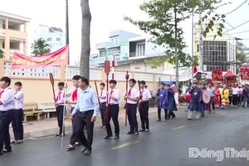Phường Mỹ Phước Tây tổ chức Lễ Giỗ 155 năm ngày Tứ Kiệt hy sinh