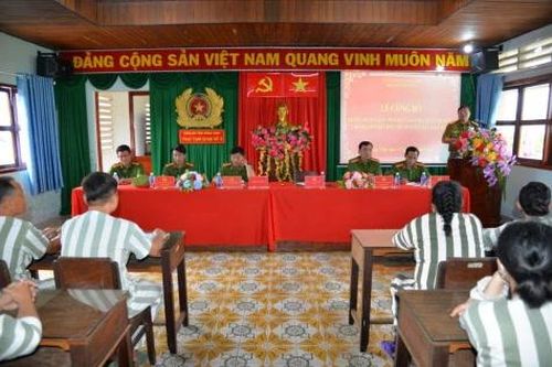 Trại tạm giam số 2 Đồng Tháp: 30 phạm nhân được giảm thời hạn chấp hành án đợt Tết Nguyên đán 2026