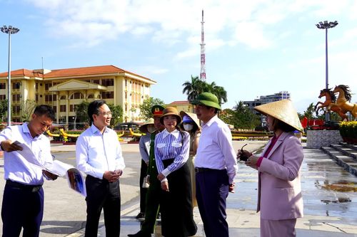 Phường Đồng Hới bảo đảm mỹ quan, tạo không khí vui tươi, sôi nổi trong dịp đón Tết cổ truyền