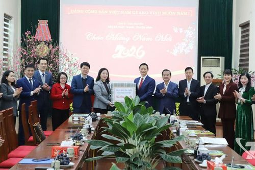 Lãnh đạo tỉnh Thái Nguyên thăm, động viên các đơn vị trực Tết