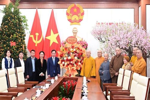 Hải Phòng: Ban Trị sự GHGPVN thành phố thăm, chúc Tết lãnh đạo Tỉnh ủy, các sở, ban ngành
