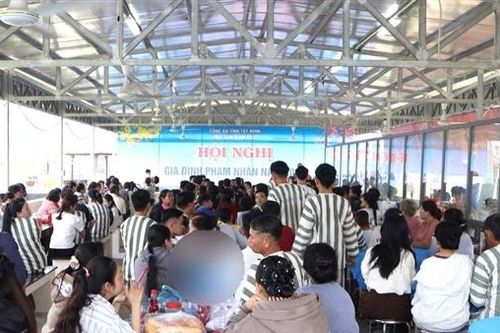 Hội nghị gia đình phạm nhân, tạo sự gắn kết, giúp phạm nhân cải tạo tốt