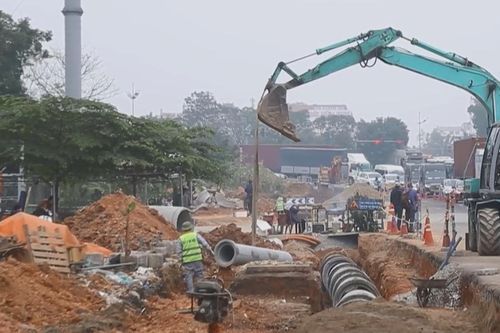 Hoàn thành nút giao Võ Nguyên Giáp trước Tết