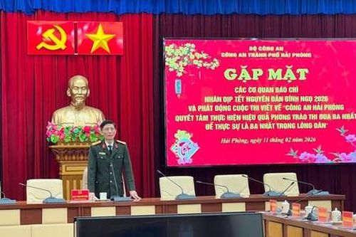 Công an TP.Hải Phòng: Gặp mặt các cơ quan báo chí nhân dịp Tết Nguyên đán Bính Ngọ 2026